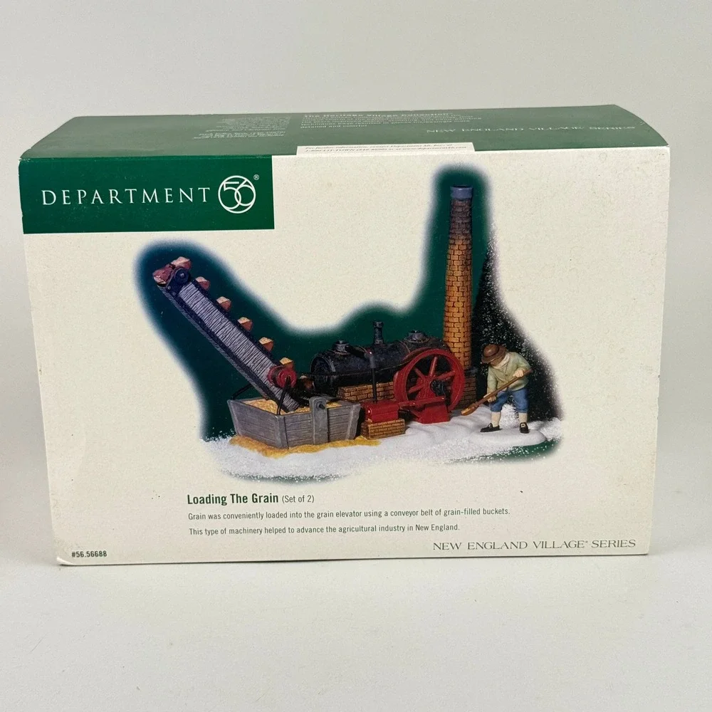 Department 56 Loading The‎ Grain New England Village Series 56.56688 NOS